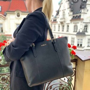 Furla Florence leather tote bag